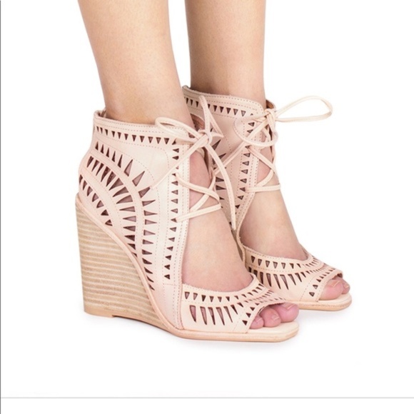 Jeffrey Campbell Shoes - Jeffrey Campbell Rodillo-Hi Wedges, Size 8